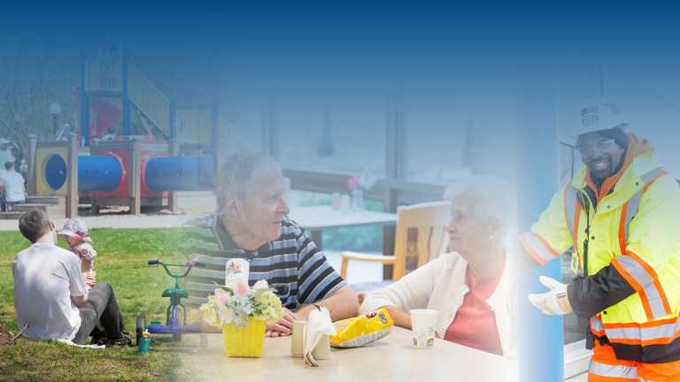 People around Waterloo Region, using Region services.