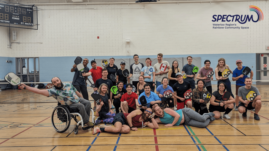 People participate in Spectrum's programming, which serves members of 2SLGBTQIA+ communities.
